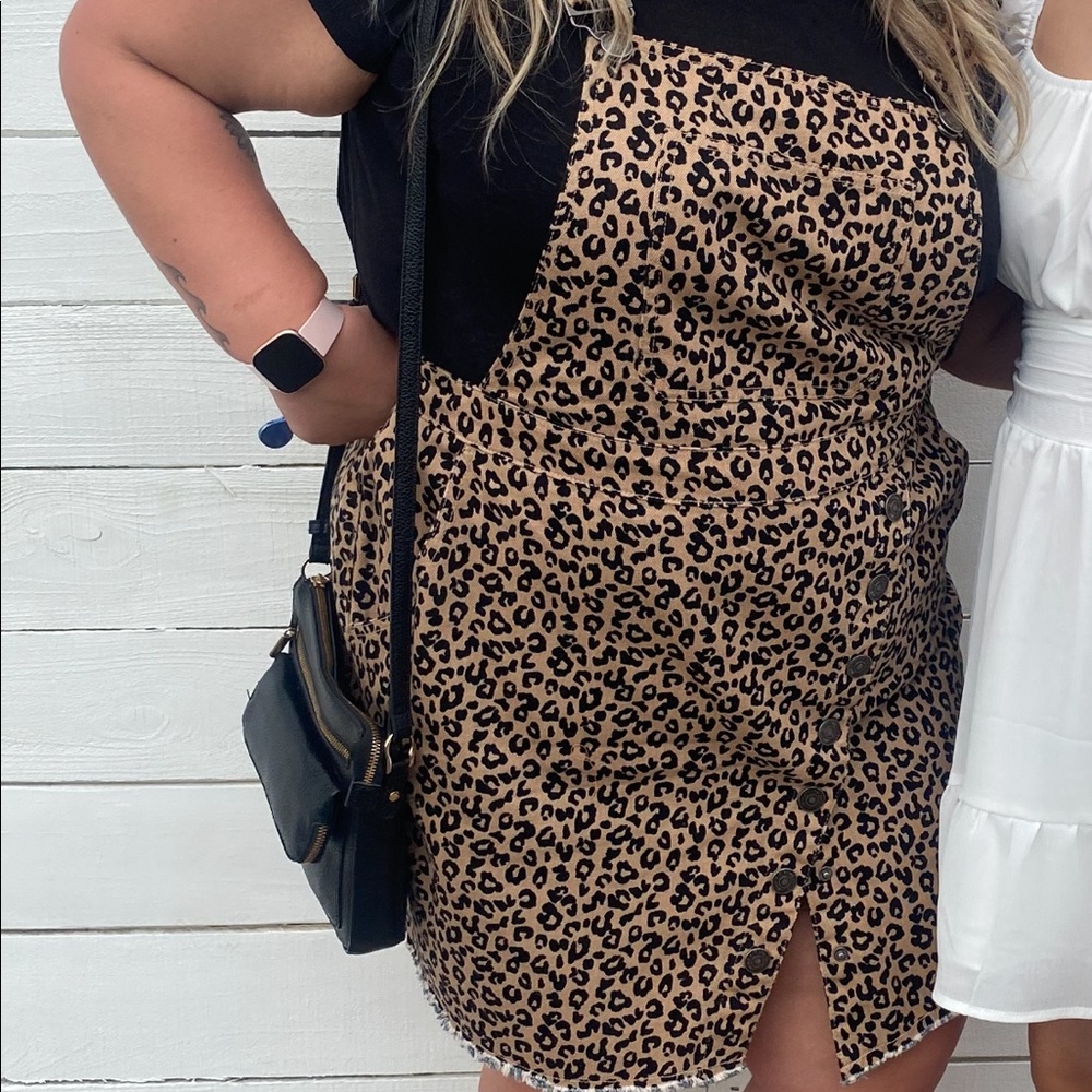 Leopard Overall Dress